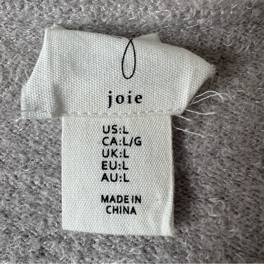 Joie Light Gray Women's Cardigan Sweater Large - Picture 2 of 10
